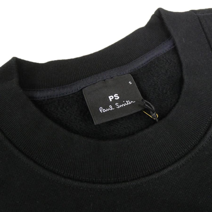 セールSS PS PAUL SMITH ポールスミス トレーナー メンズ コットン 綿100％ M2R 027R PP5016 ブラック Paul Smith（ポール・スミス） PS PAUL SMITH メンズトレーナー M2R