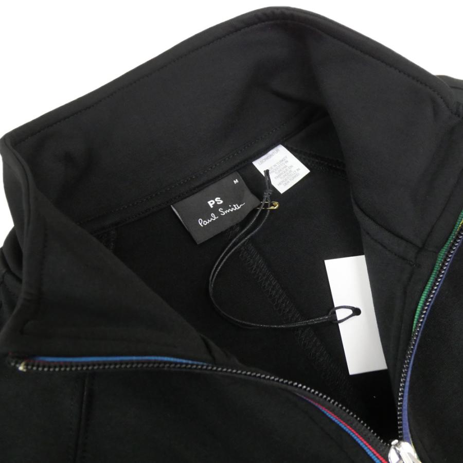 セールSS PS PAUL SMITH ポールスミス スウェット メンズ ジップアップ コットン 綿100％ M2R 195Z P22128 ブラック Paul Smith（ポール・スミス） PS PAUL SMITH メンズジップアップ