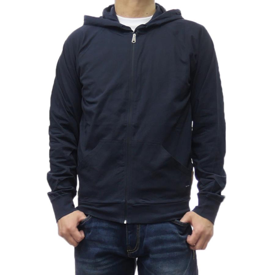 Paul Smith ポールスミスジップアップ Mサイズ ブラック Sports Stripe