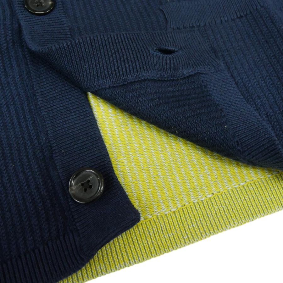 セールSS PS PAUL SMITH ポールスミス カーディガン メンズ コットン 綿100％ M2R 318Z P22298 ブルー系マルチカラー Paul Smith（ポール・スミス） PS PAUL SMITH メンズカーディガン M2R