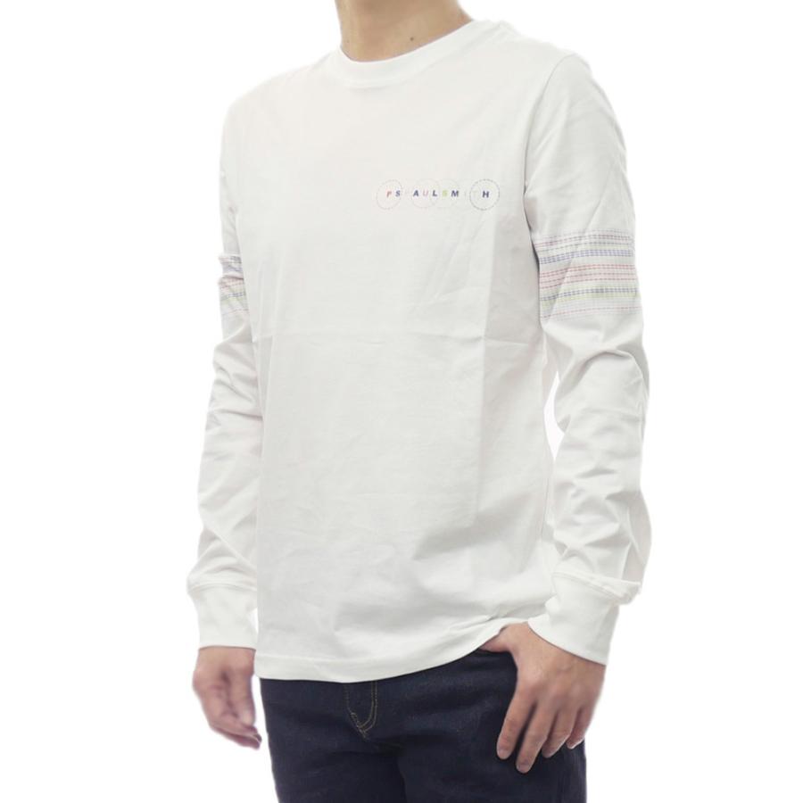 Paul Smith ポール・スミス PS PAUL SMITH メンズ クルーネック ロングTシャツ M2R 828R VP5582 ロゴ プリント 長袖 カットソー ホワイト TRE STYLE - 通販 - Yahoo ショッピング