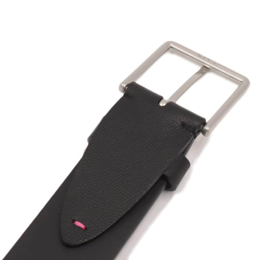 Paul Smith 黒 レザー ベルト 収納袋・紙袋付き ブランド品卸 /Paul Smith