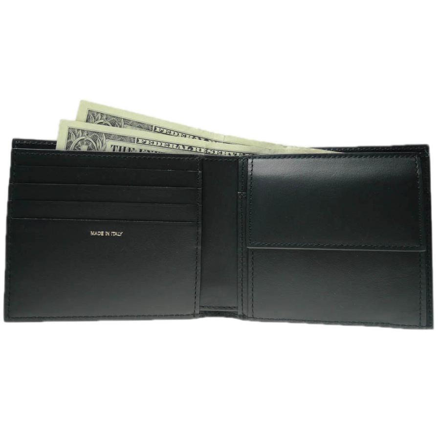 PAUL SMITH ポールスミス メンズ二つ折り財布（小銭入れ付き） M1A 4833 LFISIG ブラック /定番人気商品の画像