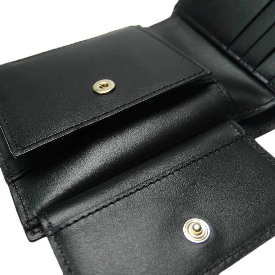 PAUL SMITH ポールスミス メンズ二つ折り財布（小銭入れ付き） M1A 4833 LFISIG ブラック /定番人気商品の画像