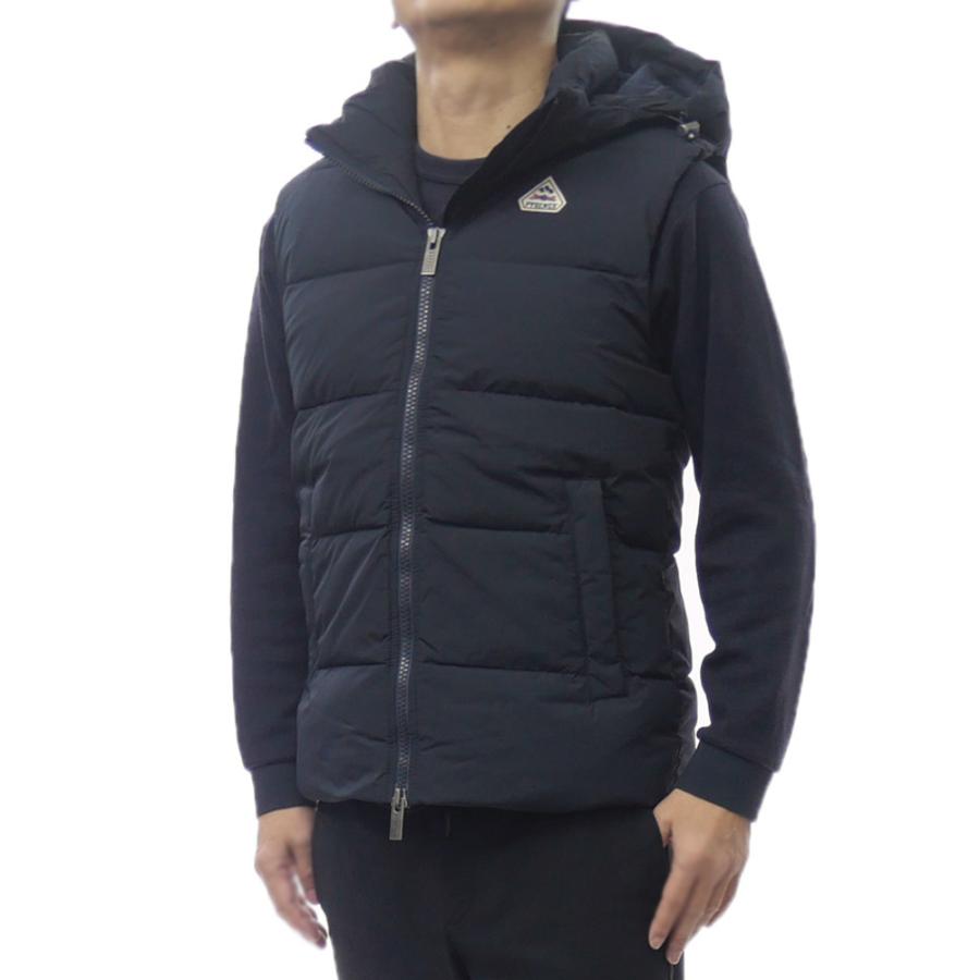 2025 秋冬新作！ PYRENEX ピレネックス メンズ ダウンベスト HMY021 / SPOUTNIC MINI RIPS TOP VEST ダークネイビー Pyrenex（ピレネックス） メンズダウンベスト HMY021 / SPOUTNIC MINI