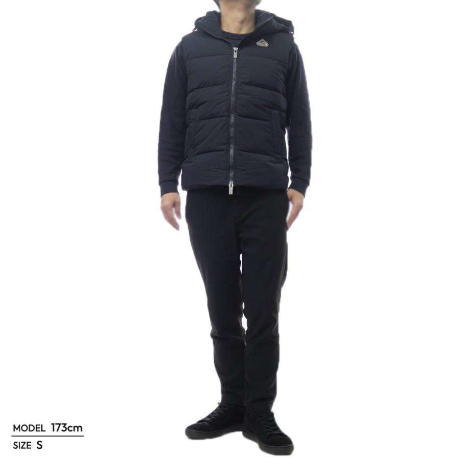 2025 秋冬新作！ PYRENEX ピレネックス メンズ ダウンベスト HMY021 / SPOUTNIC MINI RIPS TOP VEST ダークネイビー Pyrenex（ピレネックス） メンズダウンベスト HMY021 / SPOUTNIC MINI