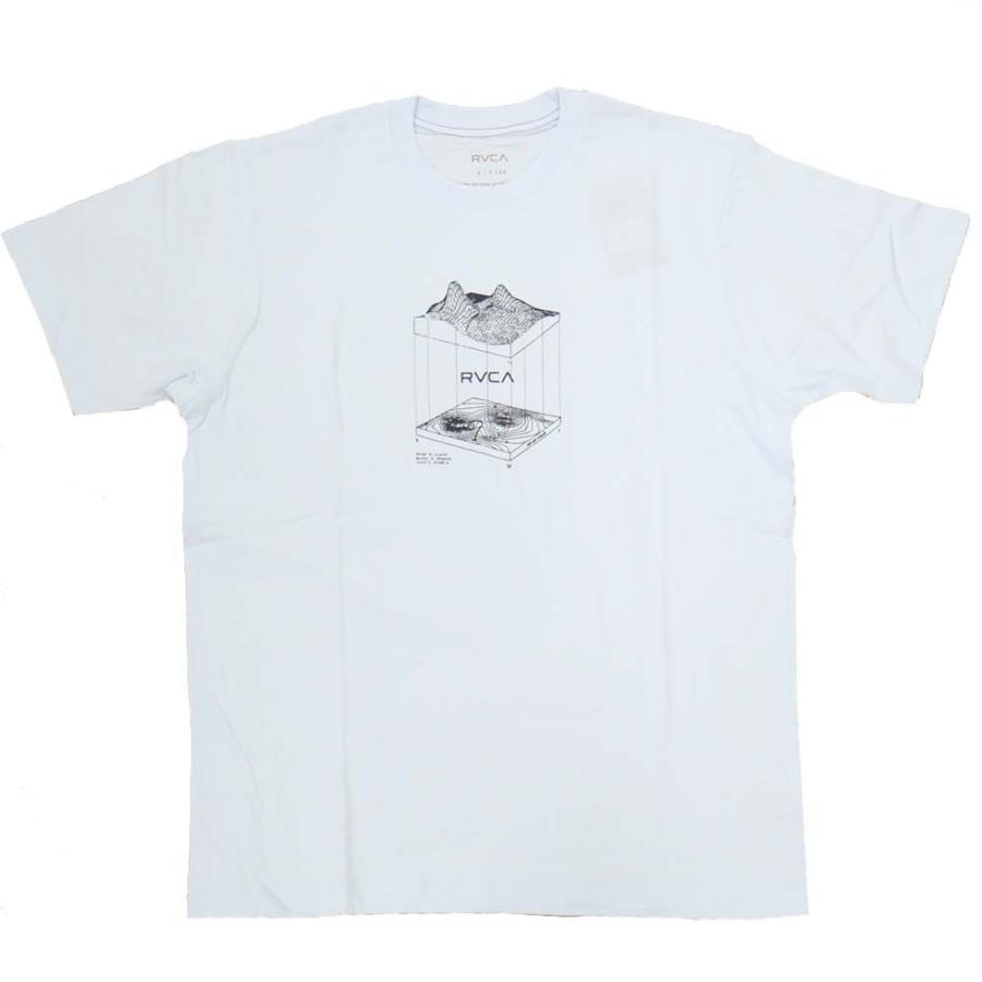 RVCA ルーカ メンズクルーネックTシャツ TOPOGRAPHIC ST / BC041-251 ホワイト｜tre-style｜02