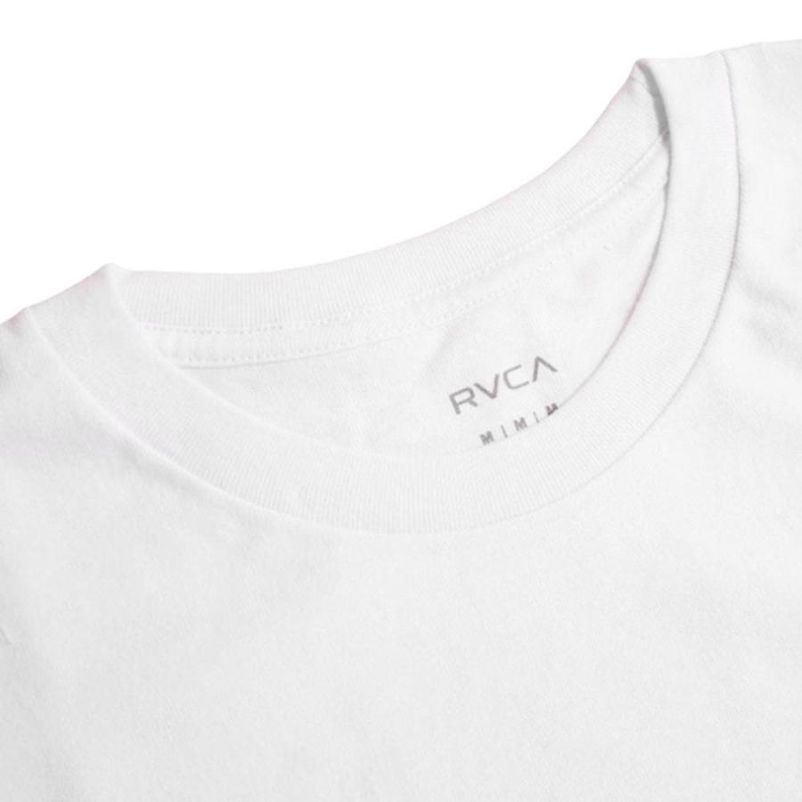 RVCA ルーカ メンズクルーネックTシャツ BE041227 / PENNANTAN TEE ホワイト /2024春夏新作｜tre-style｜03