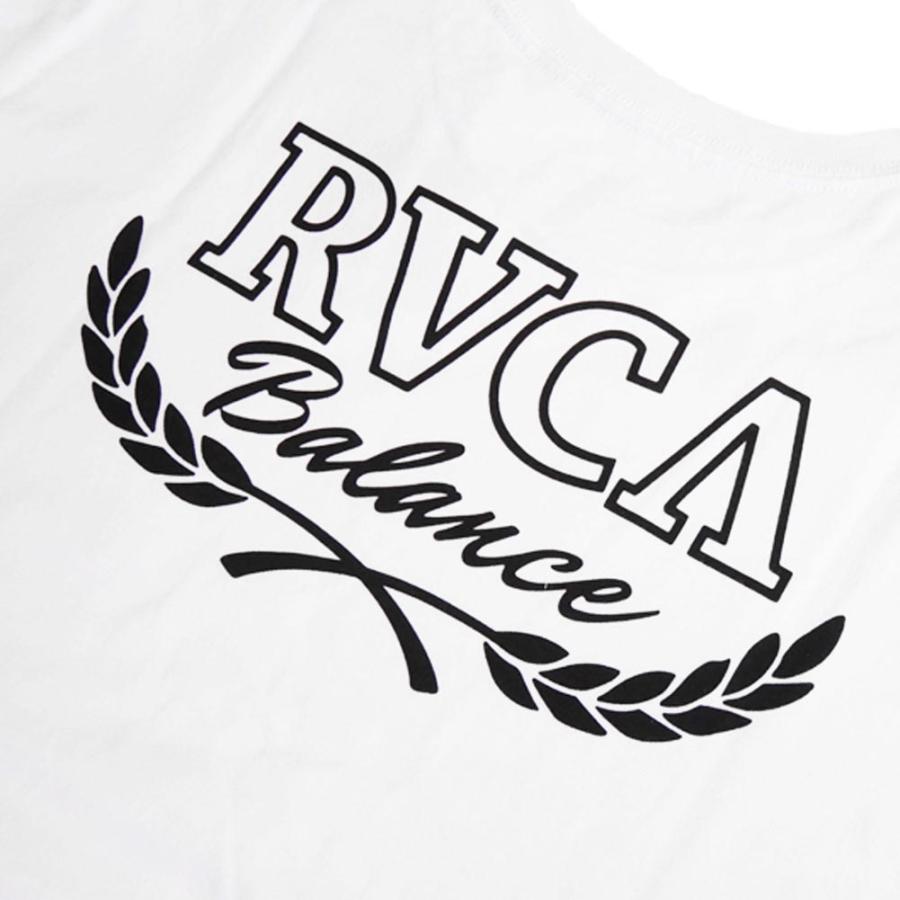 RVCA ルーカ メンズクルーネックTシャツ BE041229 / LAURELS TEE ホワイト /2024春夏新作｜tre-style｜06