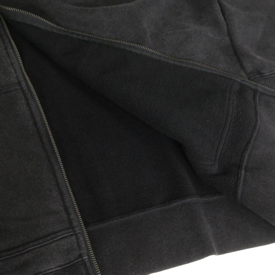 RVCA ルーカ メンズジップアップパーカー BF042019 / ARCH BACK SIDE ZIP HD ケミカルブラック_10