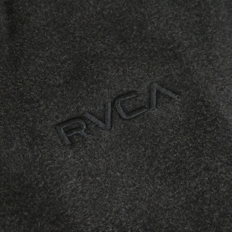 RVCA ルーカ メンズジップアップパーカー BF042019 / ARCH BACK SIDE ZIP HD ケミカルブラック_6