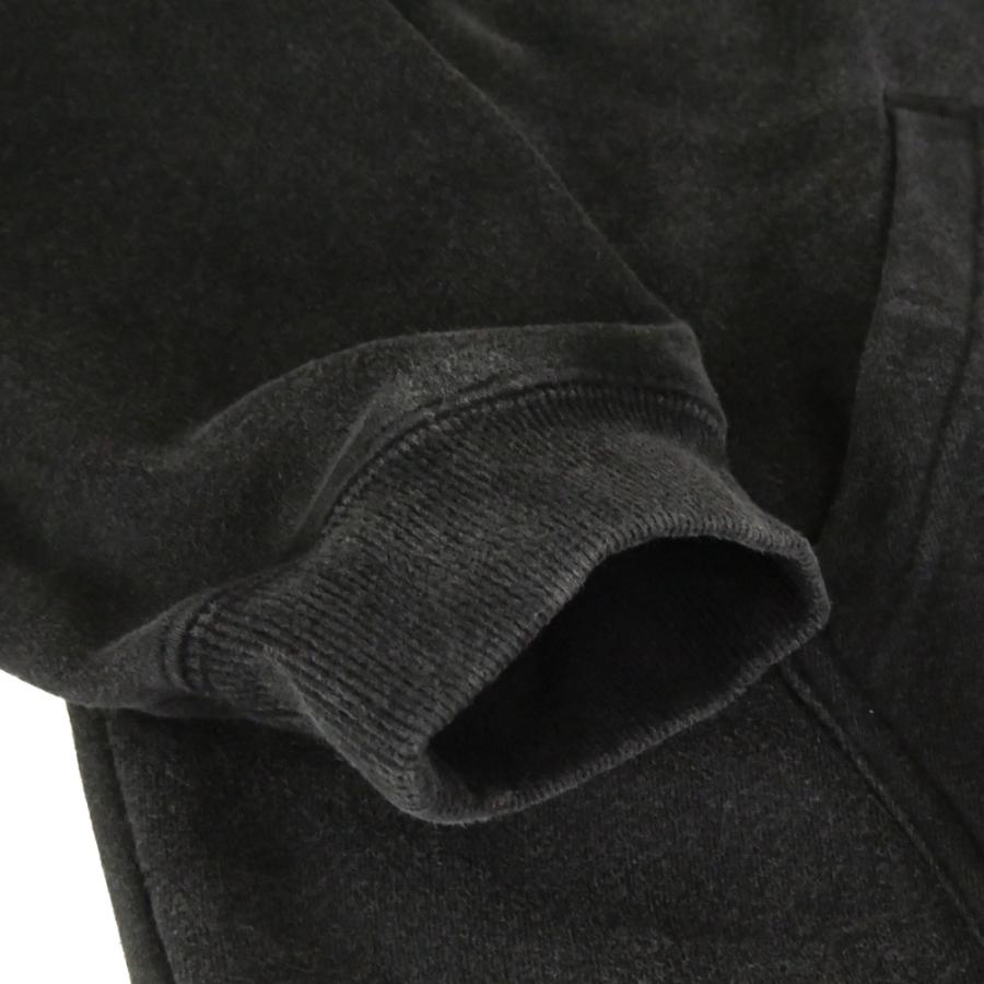 RVCA ルーカ メンズジップアップパーカー BF042019 / ARCH BACK SIDE ZIP HD ケミカルブラック_8