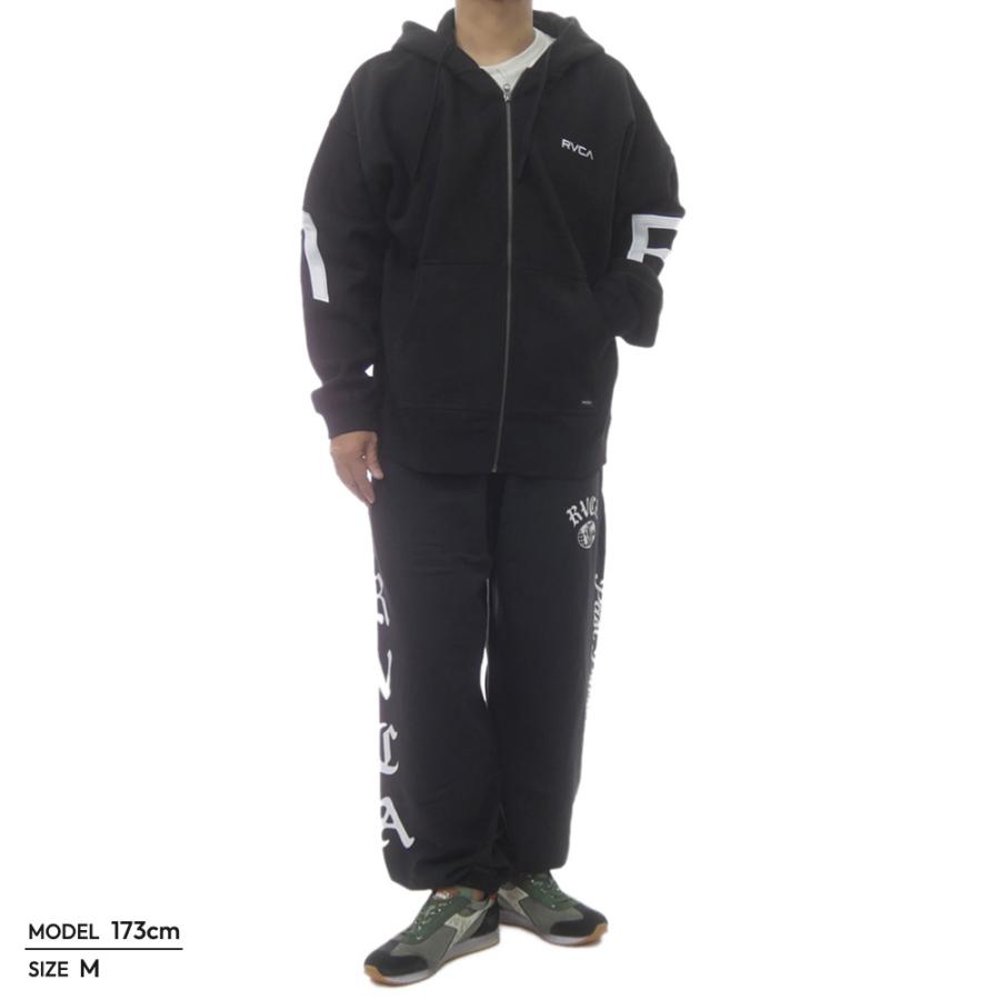 RVCA ルーカ メンズジップアップパーカー BF042019 / ARCH BACK SIDE ZIP HD ブラック_1