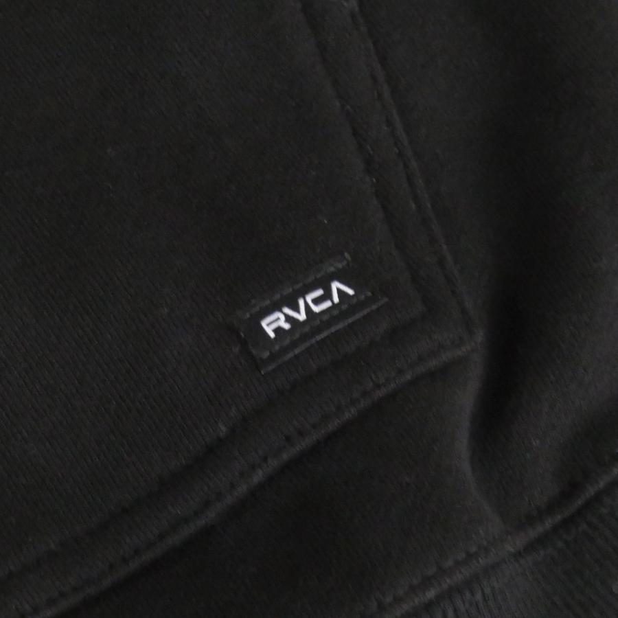 RVCA ルーカ メンズジップアップパーカー BF042019 / ARCH BACK SIDE ZIP HD ブラック_7