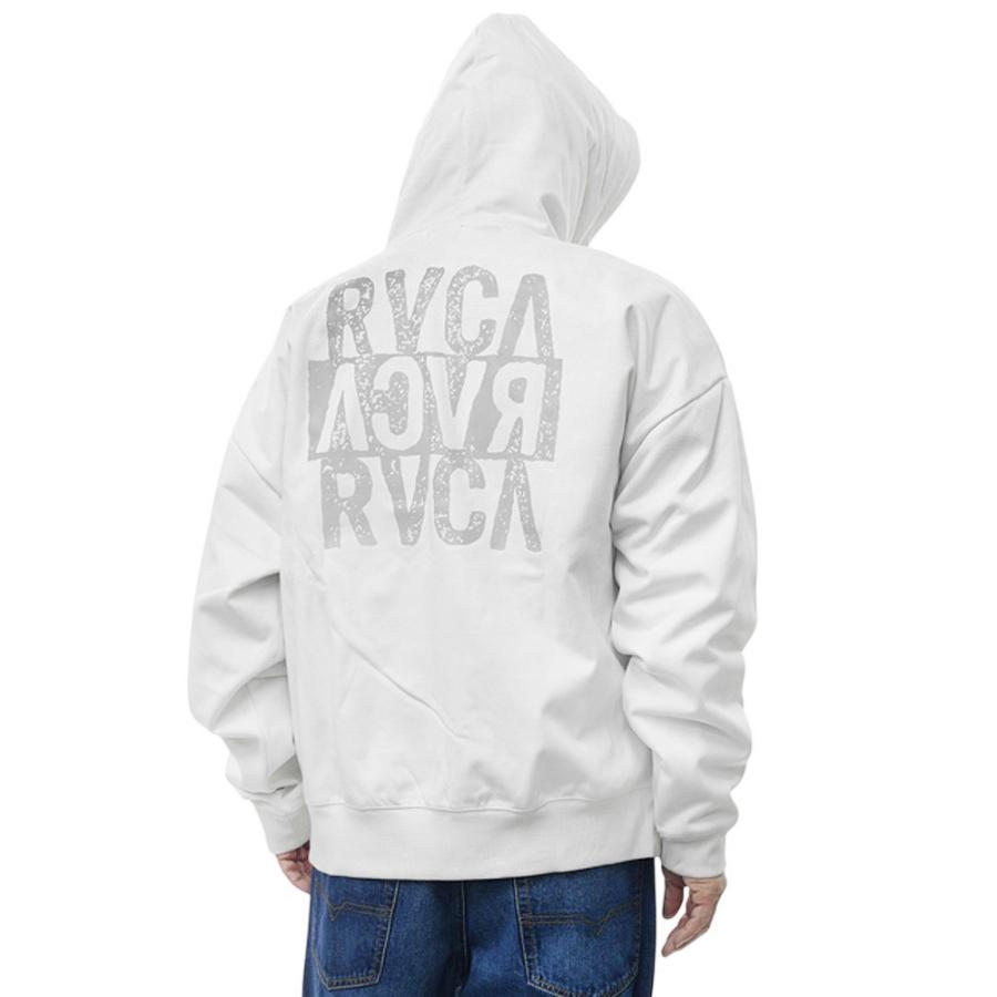 RVCA ルーカ メンズジップアップパーカー BF042017 / NEW STCK ZIP WRWB HD ホワイト_3