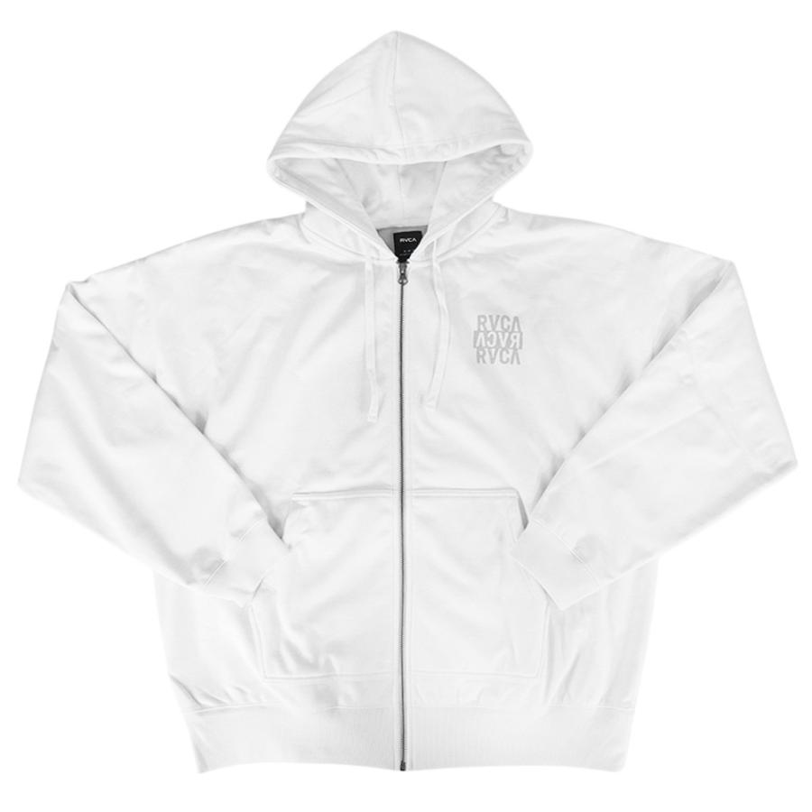 RVCA ルーカ メンズジップアップパーカー BF042017 / NEW STCK ZIP WRWB HD ホワイト_4