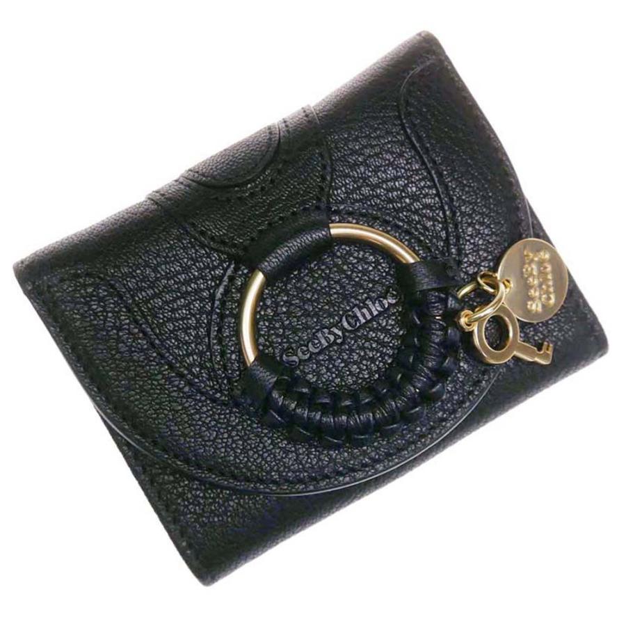 【クーポン対象外】 CHLOE BY SEE シーバイクロエ /定番人気商品 ブラック CHS19UP866305 / HANA レディース三つ折り財布（小銭入れ付き） 三つ折り財布