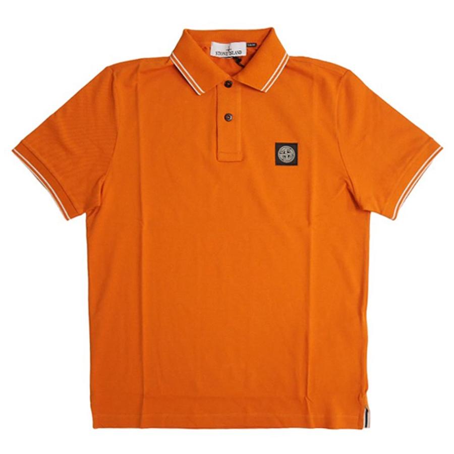 極美品 ストーンアイランド 24SS ポロシャツ 鹿の子 ストレッチ S STONE ISLAND（ストーン アイランド） メンズ鹿の子ポロシャツ 2SC18