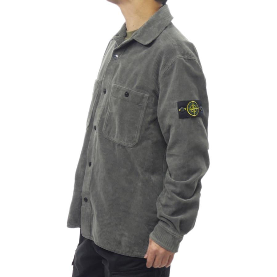 STONE ISLAND ストーンアイランド メンズシャツジャケット 1200012 チャコールグレーの画像
