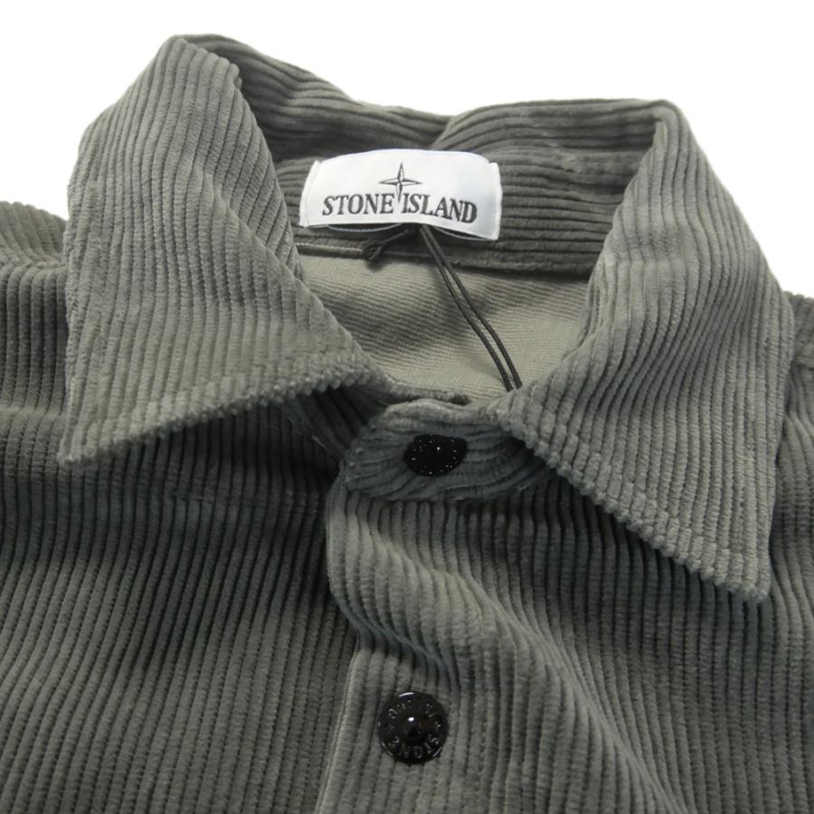 STONE ISLAND ストーンアイランド メンズシャツジャケット 1200012 チャコールグレーの画像