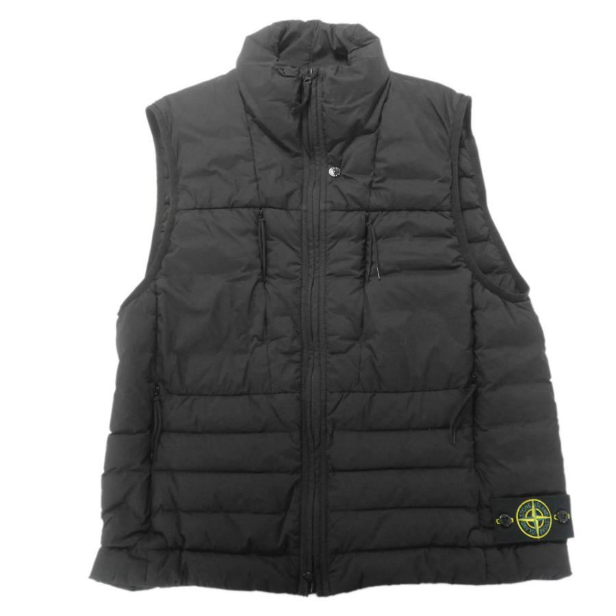 STONE ISLAND ストーンアイランド メンズダウンベスト G100004 ブラックの画像