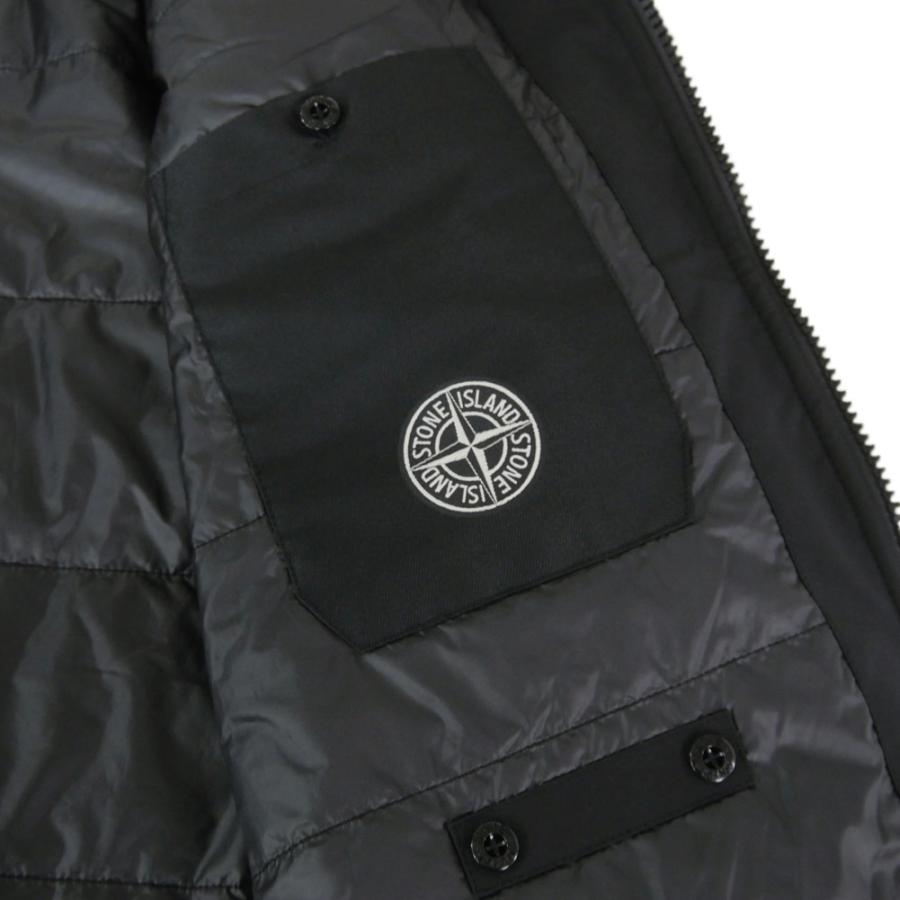 STONE ISLAND ストーンアイランド メンズ中綿ブルゾン 4100086 ブラックの画像