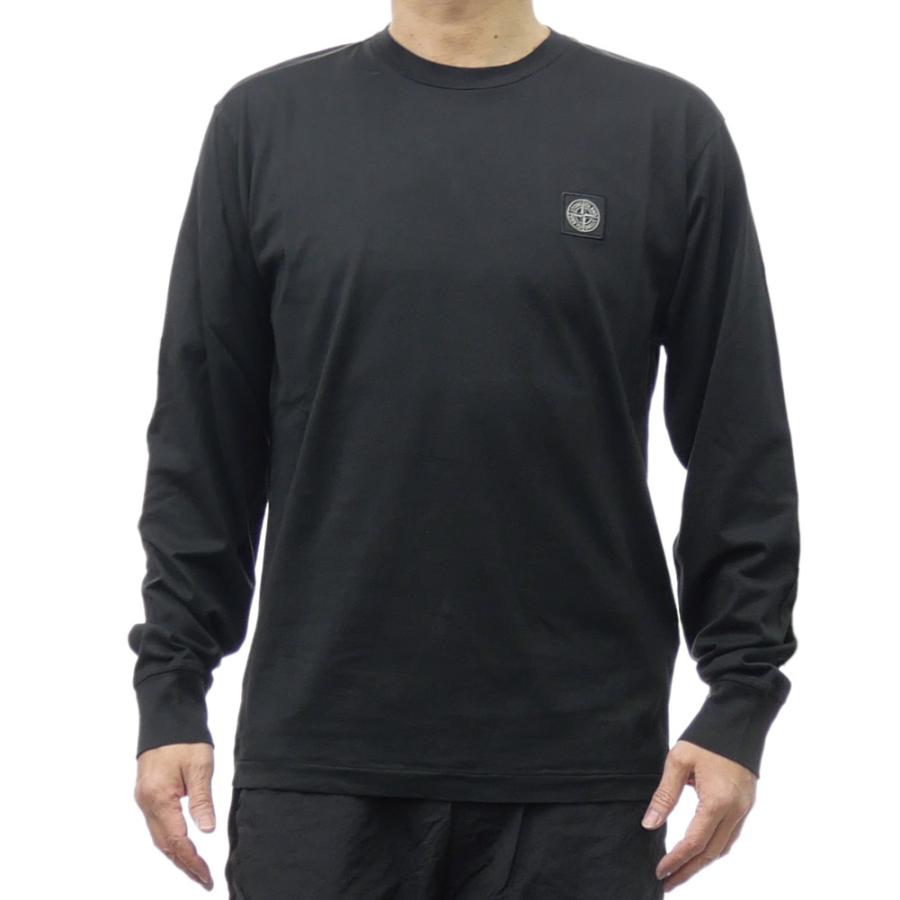 STONE ISLAND ストーンアイランド メンズクルーネックロングTシャツ 