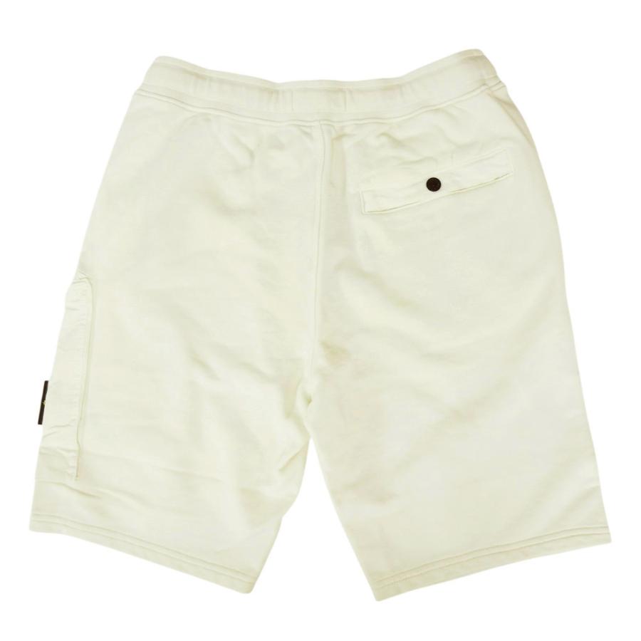 セールSS STONE  ストーンアイランド ショートパンツ メンズ コットン 綿100％ ショーツ 6200002 S0123 オフホワイト STONE ISLAND（ストーン アイランド） メンズショートパンツ/ショーツ