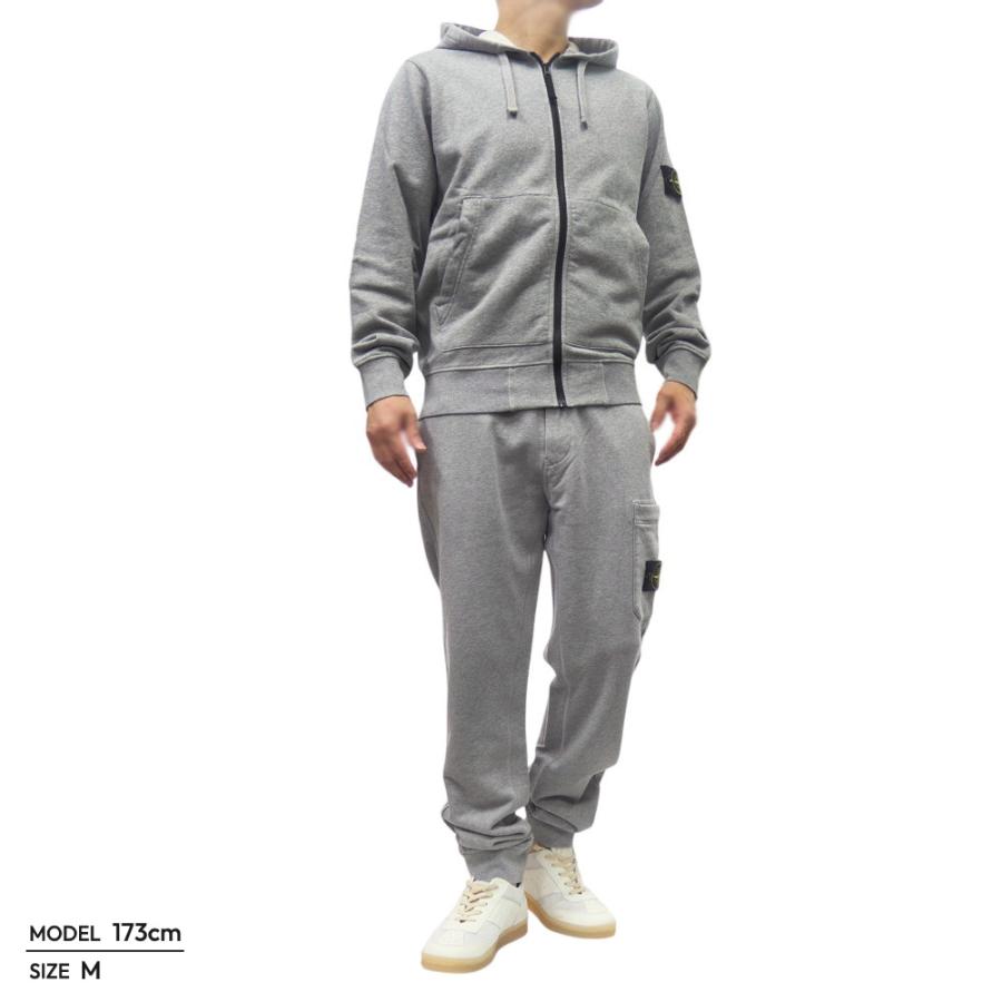 【ほぼ未使用】STONE  グレー スウェット STONE ISLAND（ストーン アイランド） メンズスウェットパンツ 6200011