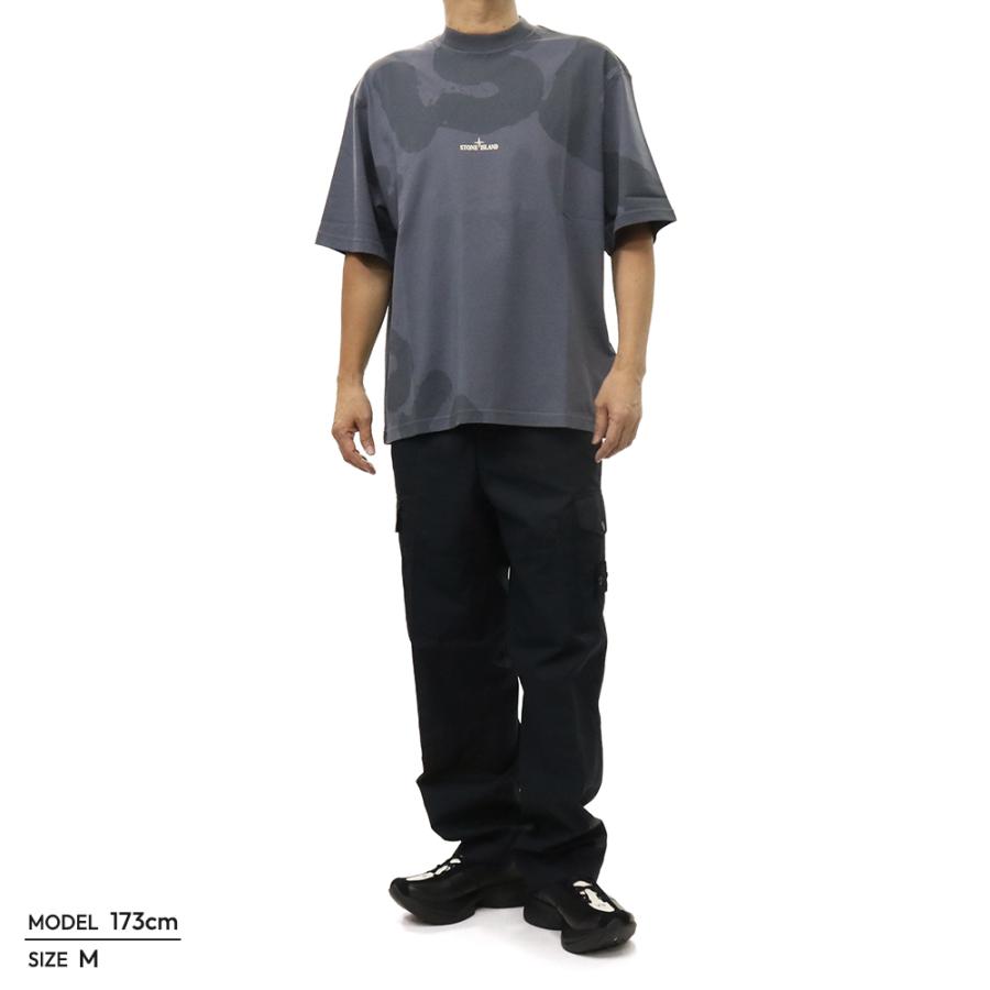 STONE ISLAND ストーンアイランド メンズクルーネックTシャツ 2100002 S0365 ブルーグレー 2026春夏新作の画像