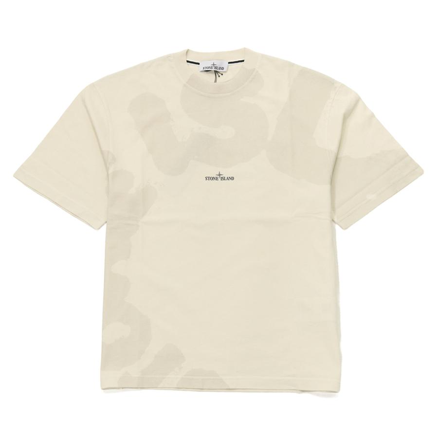 STONE ISLAND ストーンアイランド メンズクルーネックTシャツ 2100002 S0365 アイボリー 2026春夏新作の画像