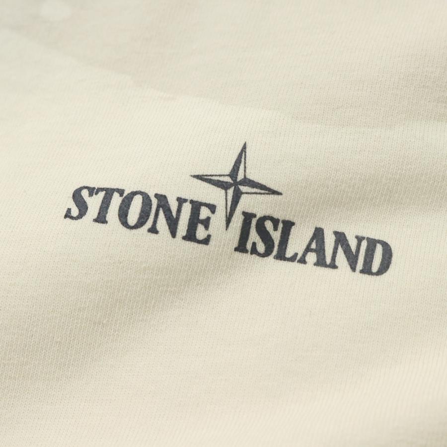 STONE ISLAND ストーンアイランド メンズクルーネックTシャツ 2100002 S0365 アイボリー 2026春夏新作の画像