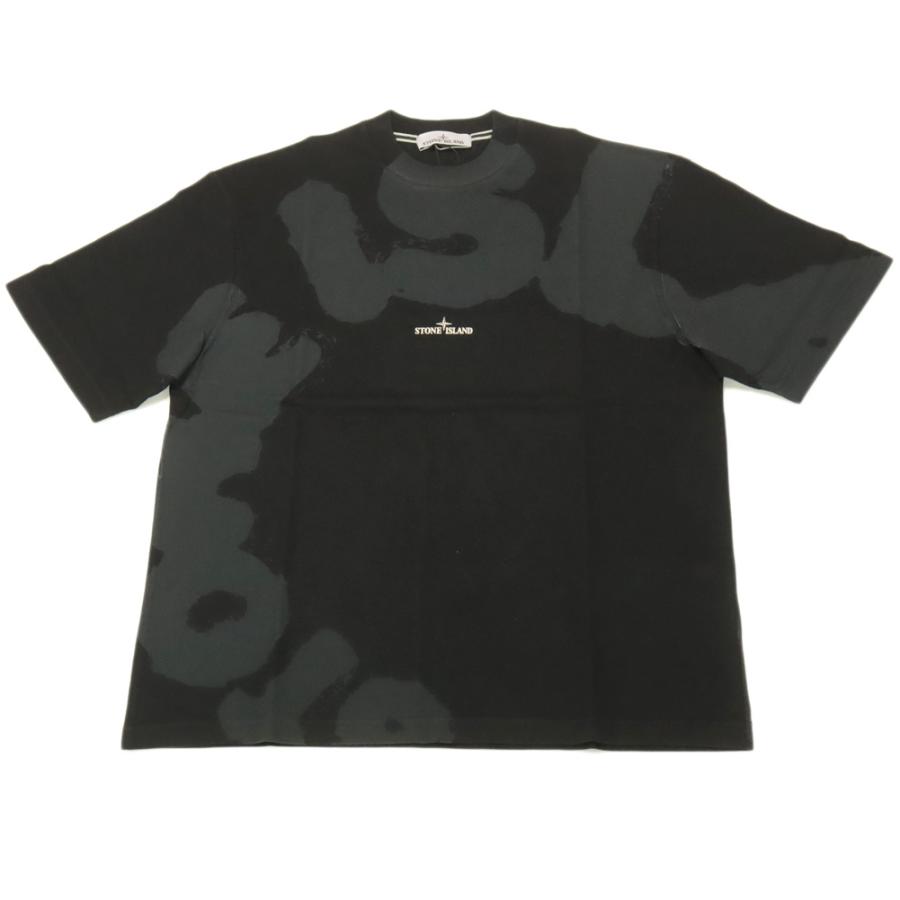 STONE ISLAND ストーンアイランド メンズクルーネックTシャツ 2100002 S0365 ブラック 2026春夏新作の画像