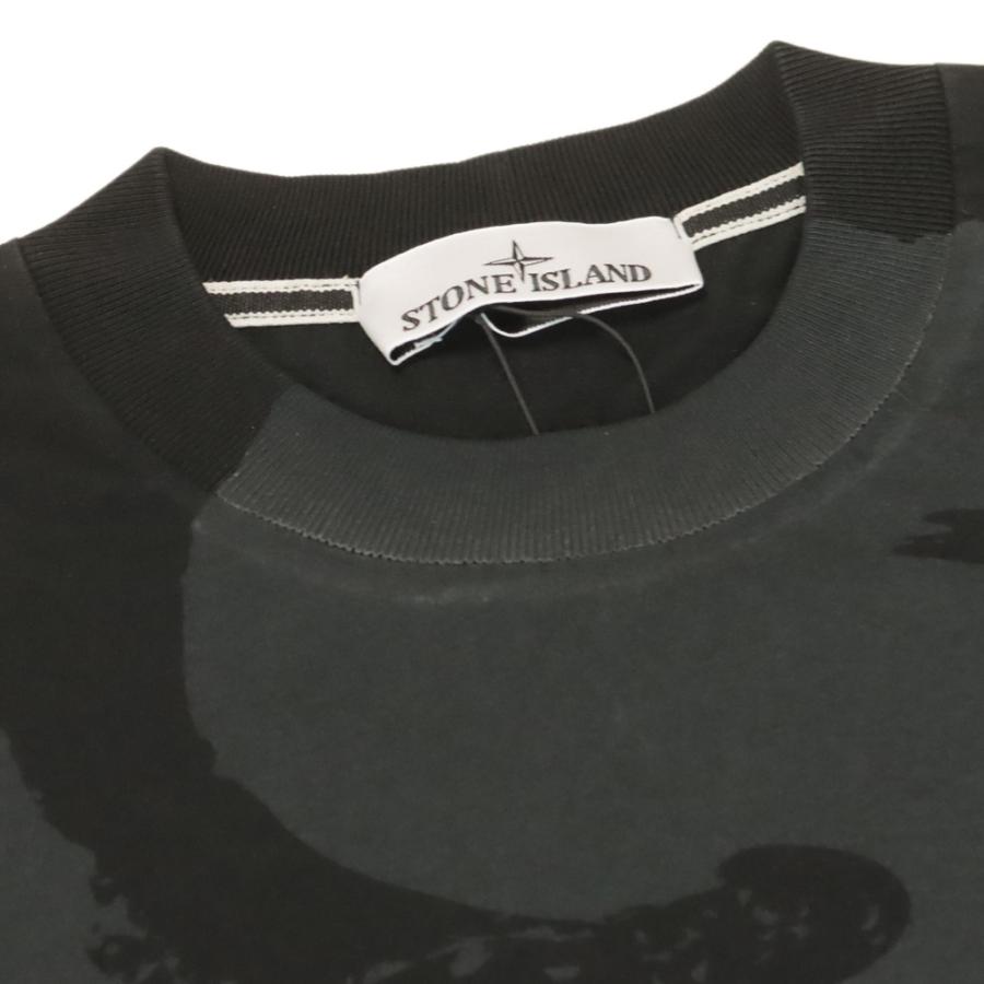 STONE ISLAND ストーンアイランド メンズクルーネックTシャツ 2100002 S0365 ブラック 2026春夏新作の画像