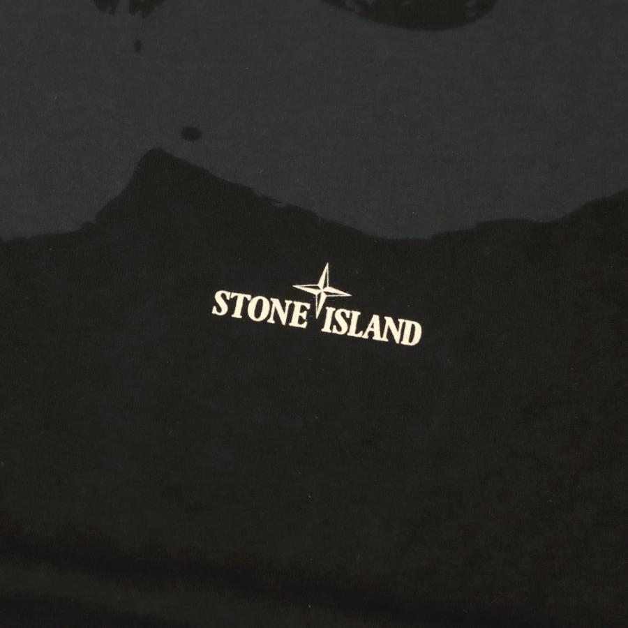 STONE ISLAND ストーンアイランド メンズクルーネックTシャツ 2100002 S0365 ブラック 2026春夏新作の画像