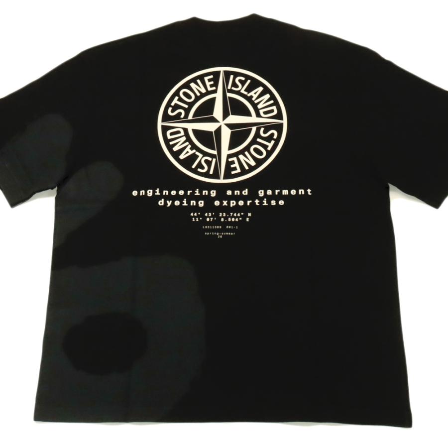 STONE ISLAND ストーンアイランド メンズクルーネックTシャツ 2100002 S0365 ブラック 2026春夏新作の画像