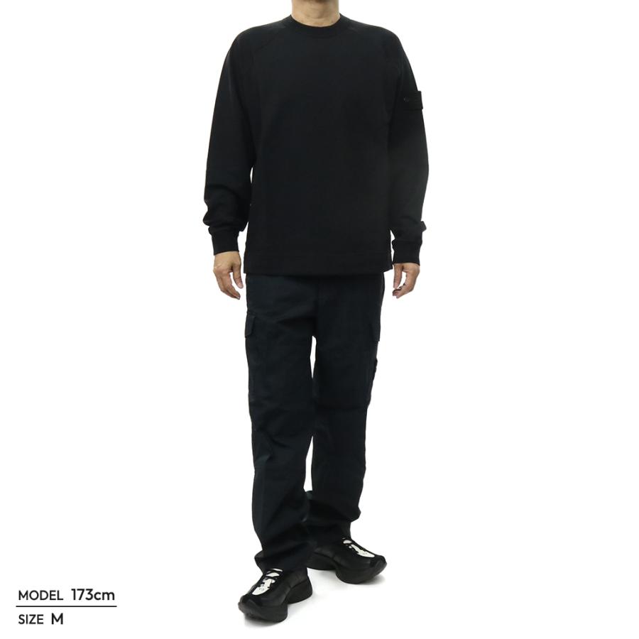 STONE ISLAND ストーンアイランド メンズトレーナー 6100064 S00F3 ブラック 2026春夏新作の画像