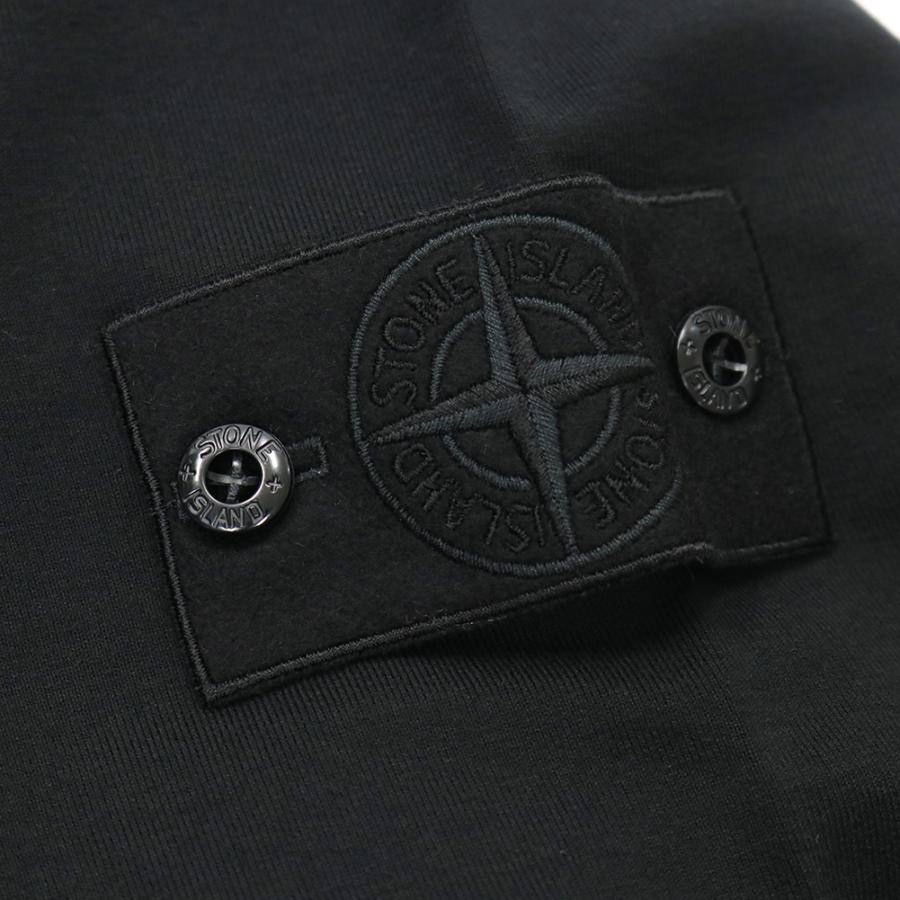 STONE ISLAND ストーンアイランド メンズトレーナー 6100064 S00F3 ブラック 2026春夏新作の画像