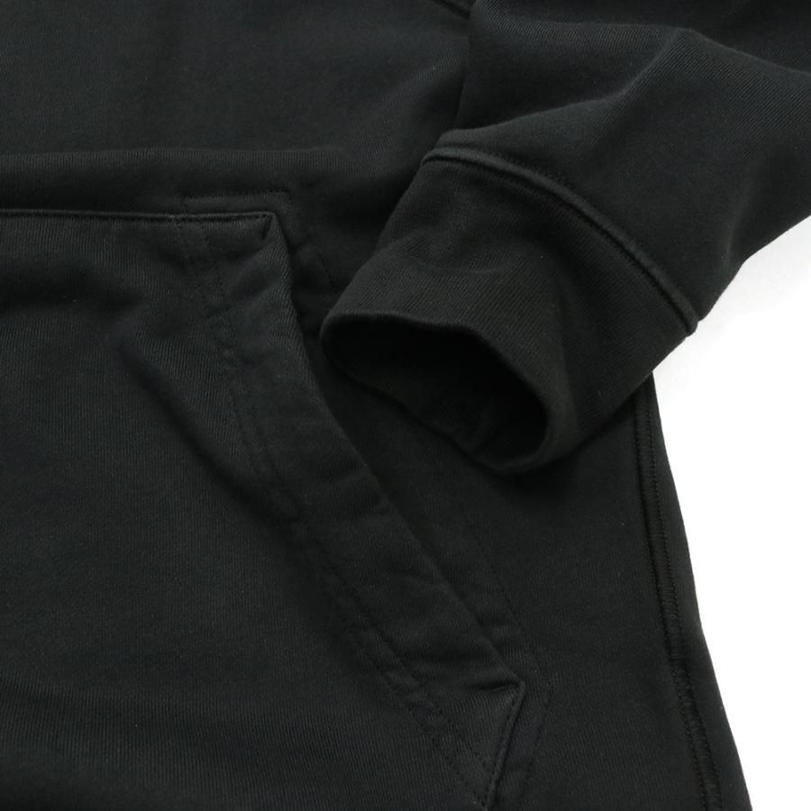 STONE ISLAND ストーンアイランド メンズジップアップパーカー 6100061 S0051 ブラック 2026春夏新作の画像
