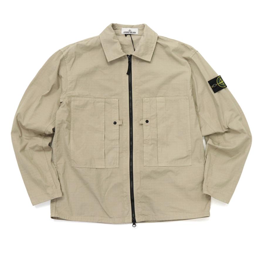 STONE ISLAND ストーンアイランド メンズシャツジャケット 1200005 S0298 ベージュ 2026春夏新作の画像