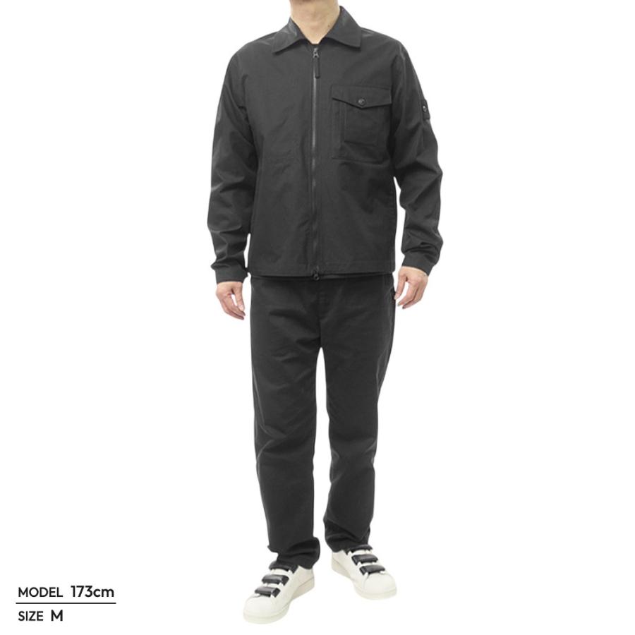 STONE ISLAND ストーンアイランド メンズシャツジャケット 1200011 S0F01 ブラック 2026春夏新作の画像