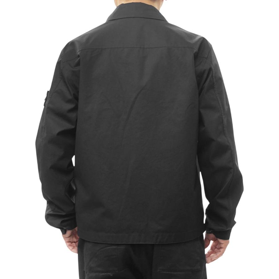 STONE ISLAND ストーンアイランド メンズシャツジャケット 1200011 S0F01 ブラック 2026春夏新作の画像