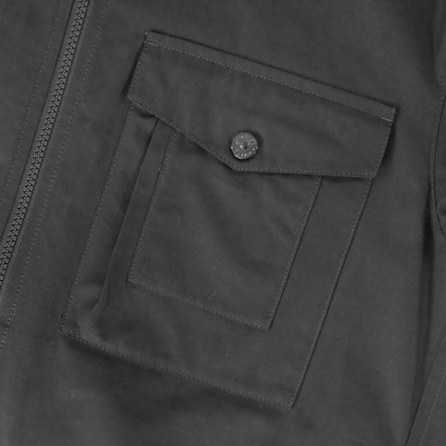 STONE ISLAND ストーンアイランド メンズシャツジャケット 1200011 S0F01 ブラック 2026春夏新作の画像