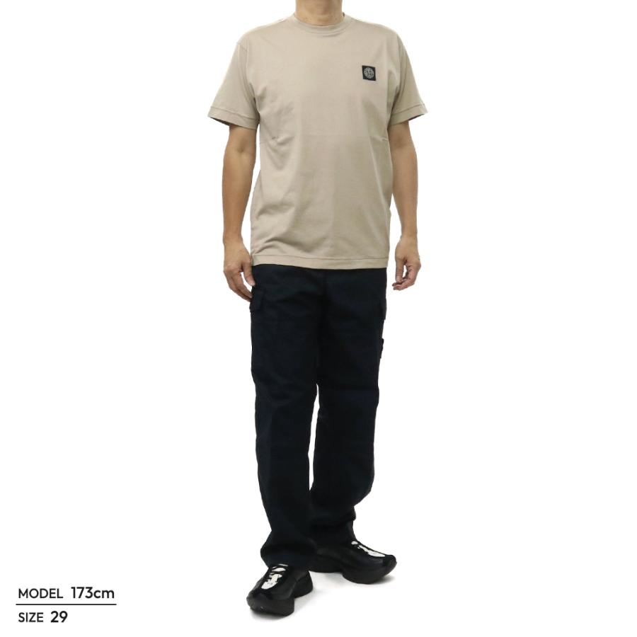 STONE ISLAND ストーンアイランド メンズカーゴパンツ 3100045 S0F01 ブラック 2026春夏新作の画像