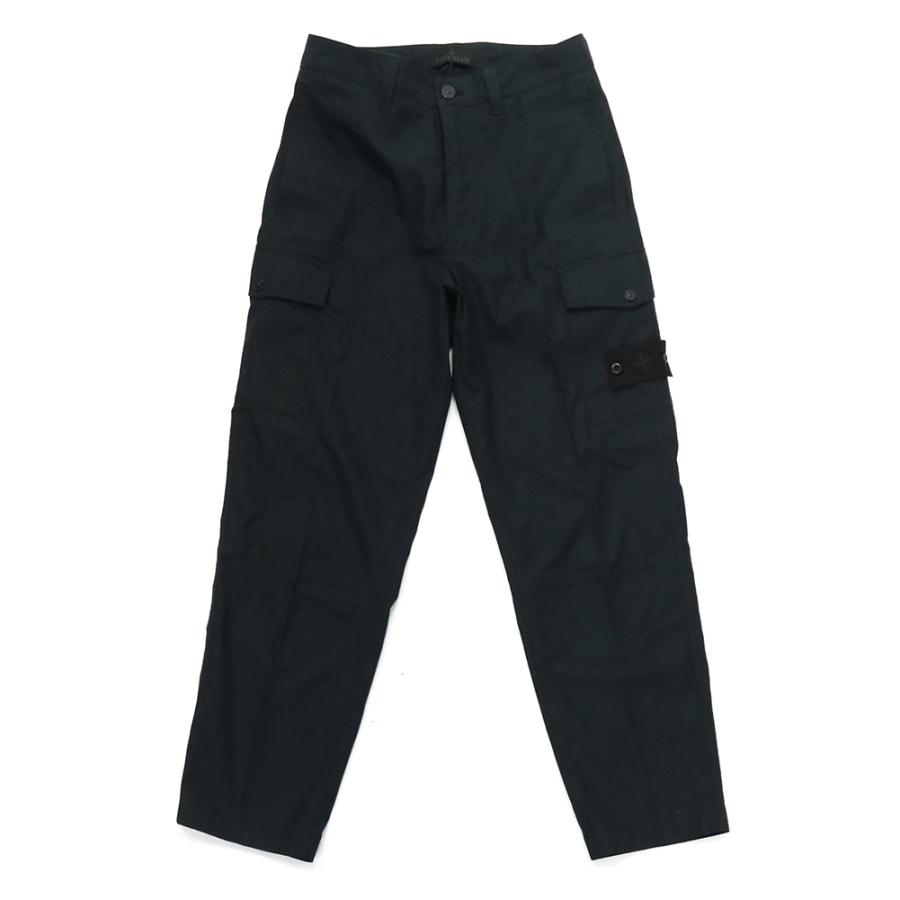 STONE ISLAND ストーンアイランド メンズカーゴパンツ 3100045 S0F01 ブラック 2026春夏新作の画像