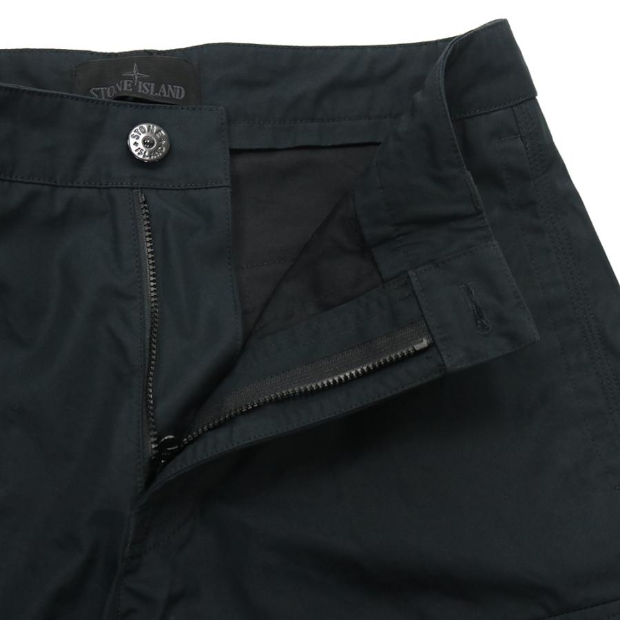 STONE ISLAND ストーンアイランド メンズカーゴパンツ 3100045 S0F01 ブラック 2026春夏新作の画像