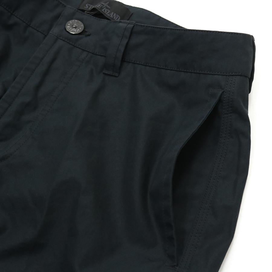 STONE ISLAND ストーンアイランド メンズカーゴパンツ 3100045 S0F01 ブラック 2026春夏新作の画像