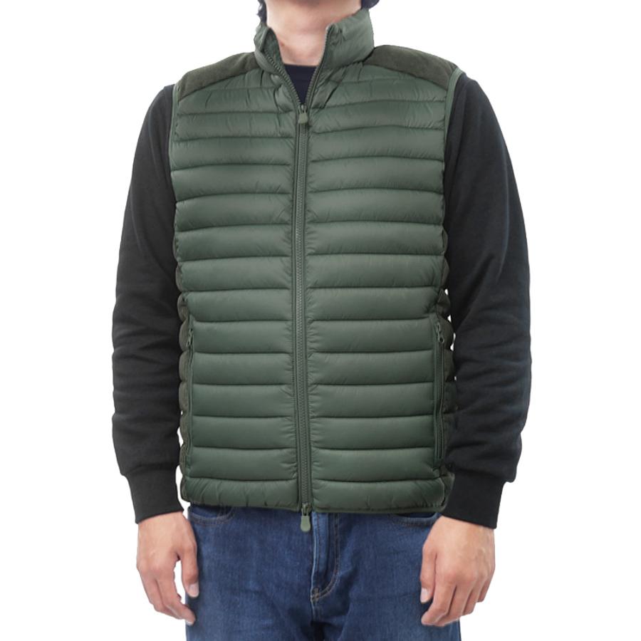 セールAW SAVE THE DUCK セーブザダック メンズ中綿ベスト D82456M GIGA21 / CLEON ブラック SAVE THE DUCK（セーブ・ザ・ダック） メンズ中綿ベスト D82456M