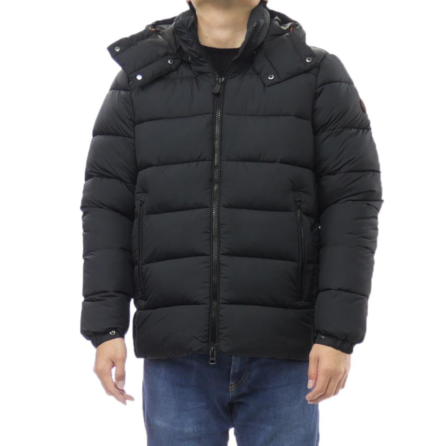 セールAW SAVE THE DUCK セーブザダック メンズ中綿ブルゾン D35560M MIRO21 / BORIS ブラック SAVE THE DUCK（セーブ・ザ・ダック） メンズ中綿ブルゾン D35560M
