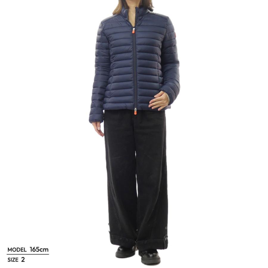 セールAW SAVE THE DUCK セーブザダック レディース中綿ブルゾン D39760W GIGA01 / CARLY ネイビー SAVE THE DUCK（セーブ・ザ・ダック） レディース中綿ブルゾン D39760W